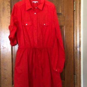 Gap Orange Dress SZ M, fully lined with pockets